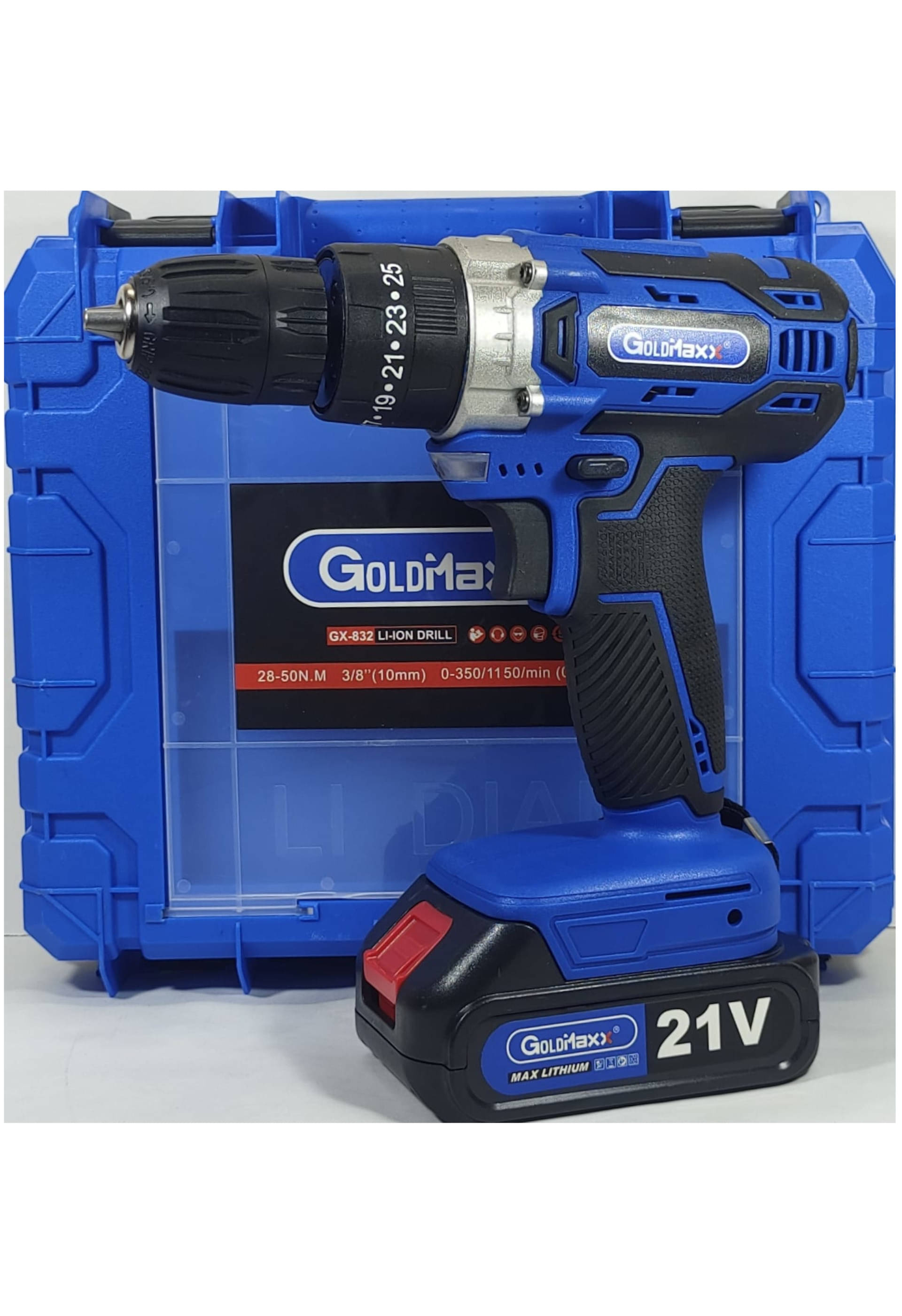     			GOLDMAXX - 21 volts 10mm Cordless Drill Machine
