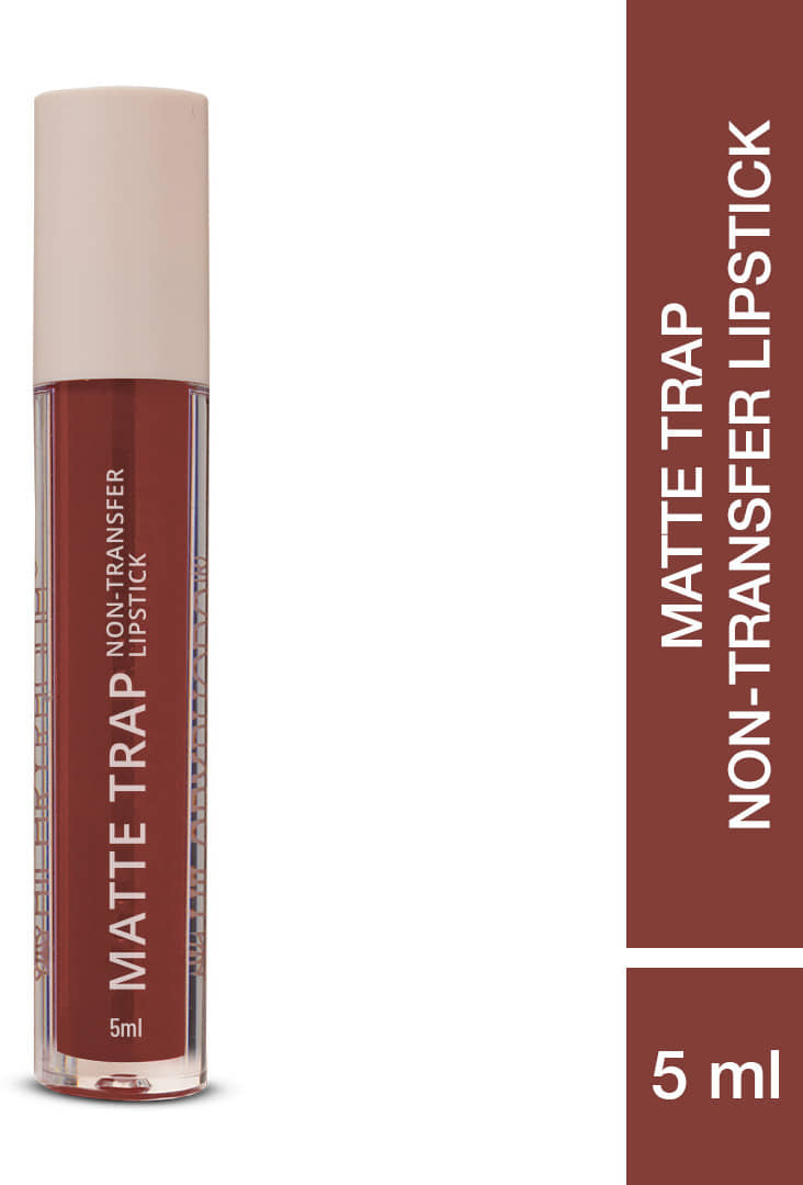 Hilary Rhoda Matte Trap Liquid Lipstick ,Non-Transfer & Waterproof Lipstick -5ml (Rose Red)