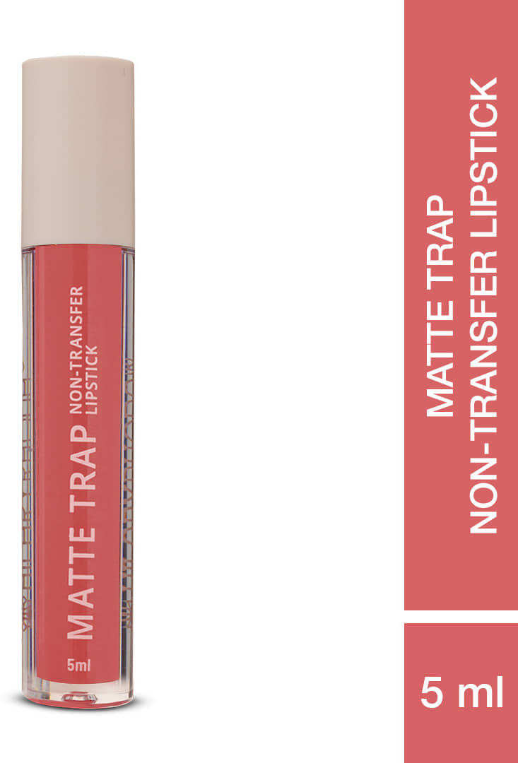Hilary Rhoda Matte Trap Liquid Lipstick ,Non-Transfer & Waterproof Lipstick -5ml (Rose Red)