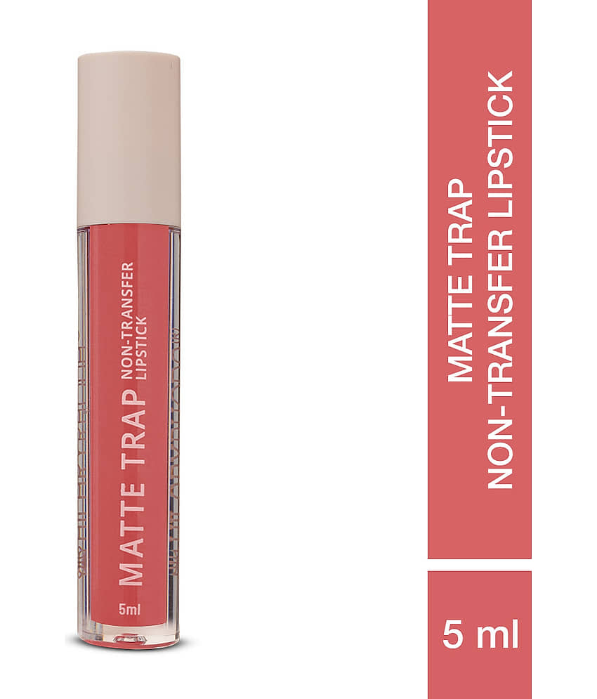 Hilary Rhoda Matte Trap Liquid Lipstick ,Non-Transfer & Waterproof Lipstick -5ml (Rose Red)