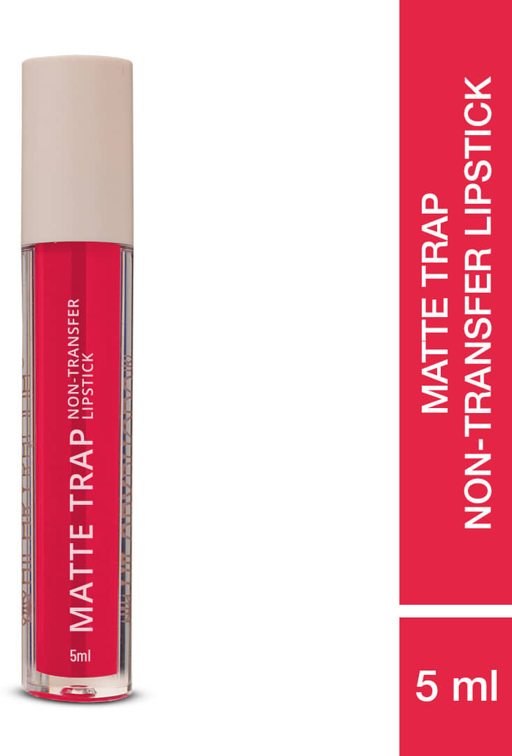 Hilary Rhoda Matte Trap Liquid Lipstick ,Non-Transfer & Waterproof Lipstick -5ml (Rose Red)