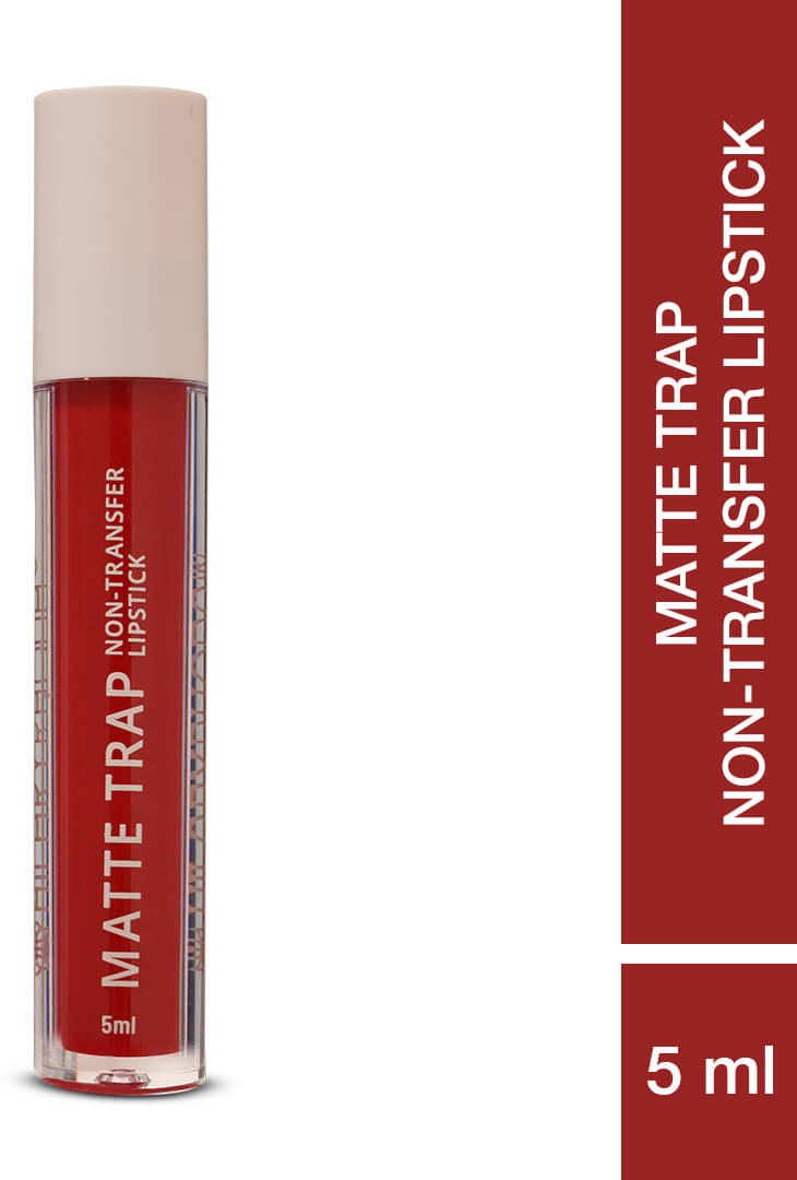     			Hilary Rhoda Matte Trap Liquid Lipstick ,Non-Transfer & Waterproof Lipstick -5ml (Ambitious Red)