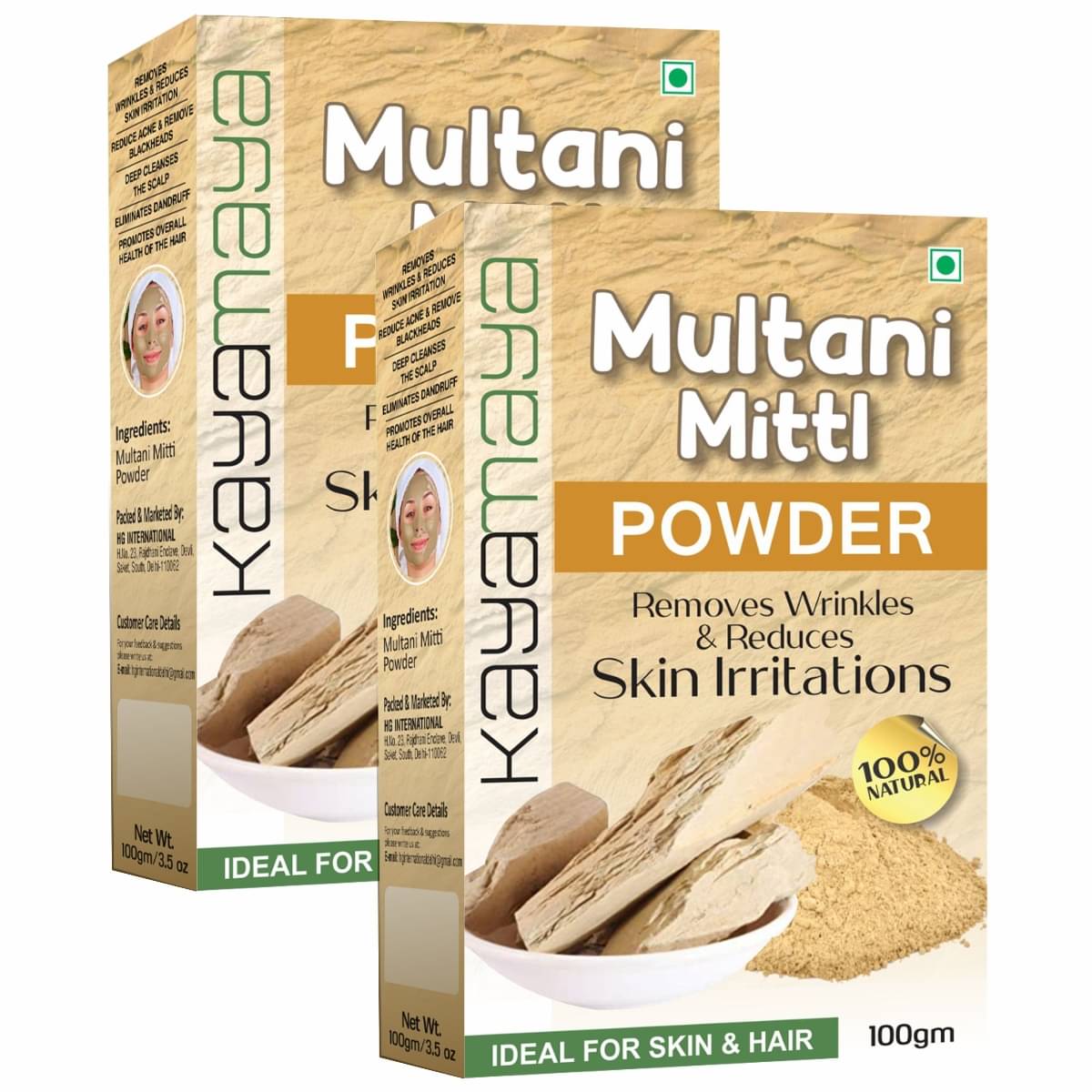     			Kayamaya - Fairness Pack for Combination Skin ( Pack of 2 )