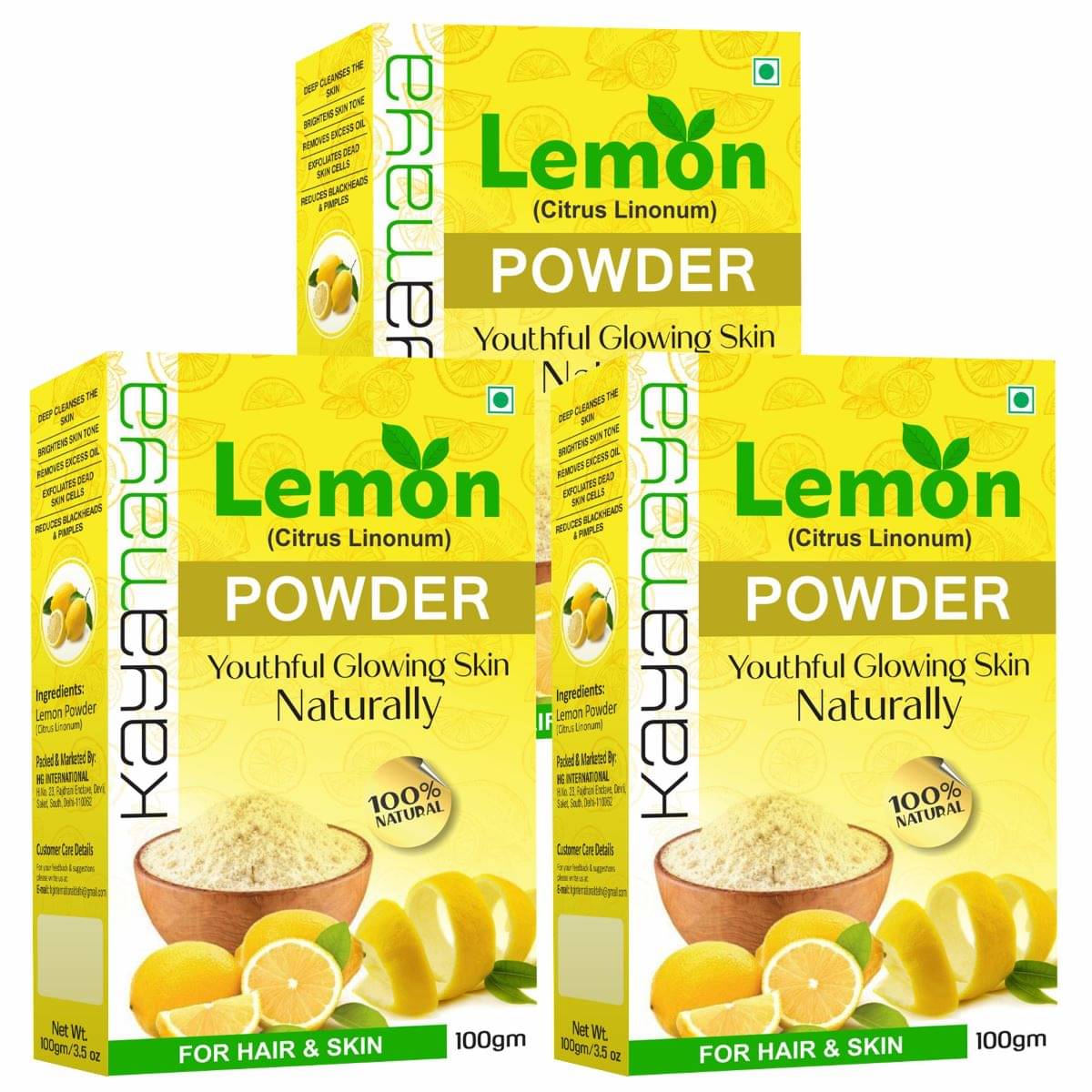     			Organic Lemon Peel Powder for Face Cleanse