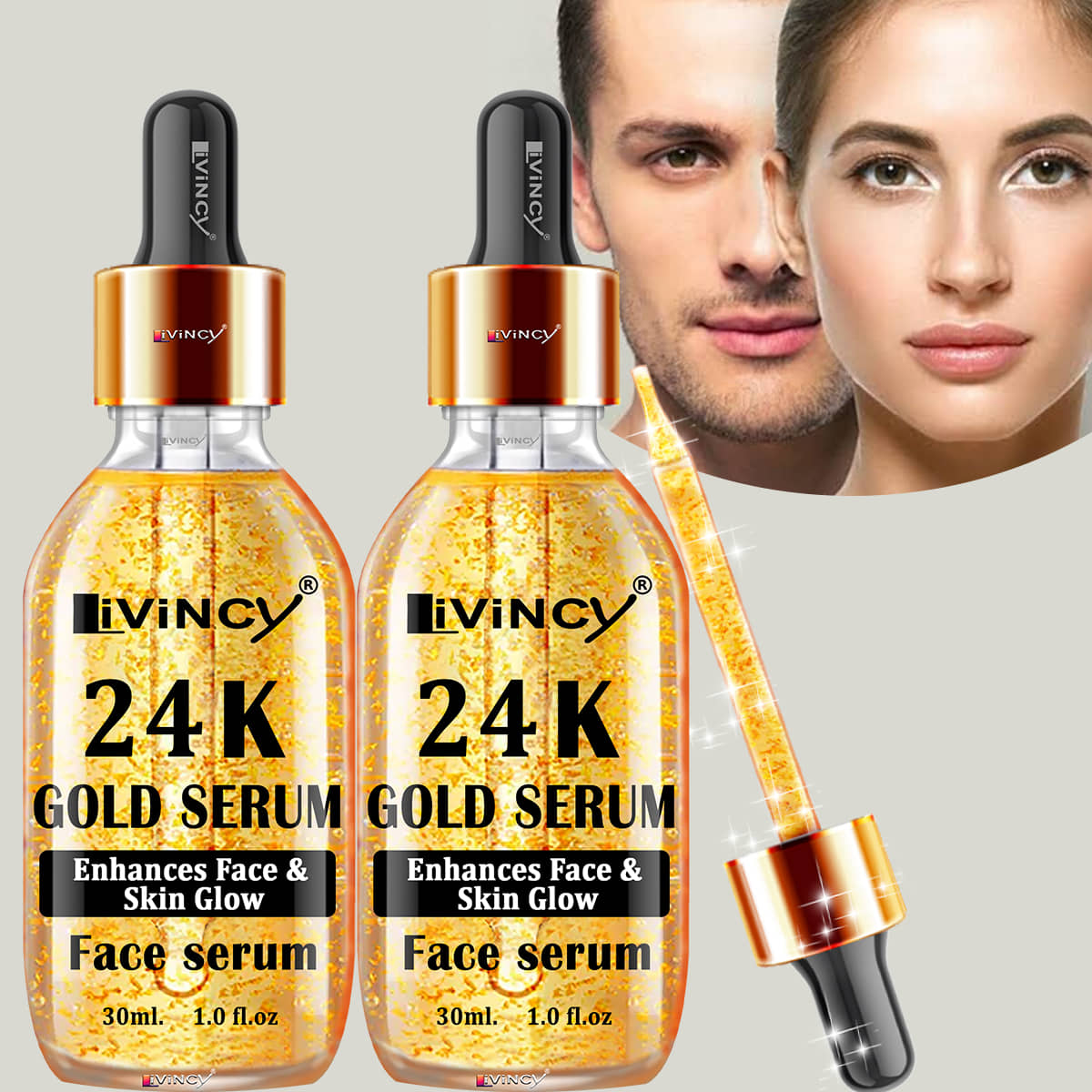 LIVINCY Face Serum Vitamin C Daily Care For All Skin Type ( Pack of 2 )