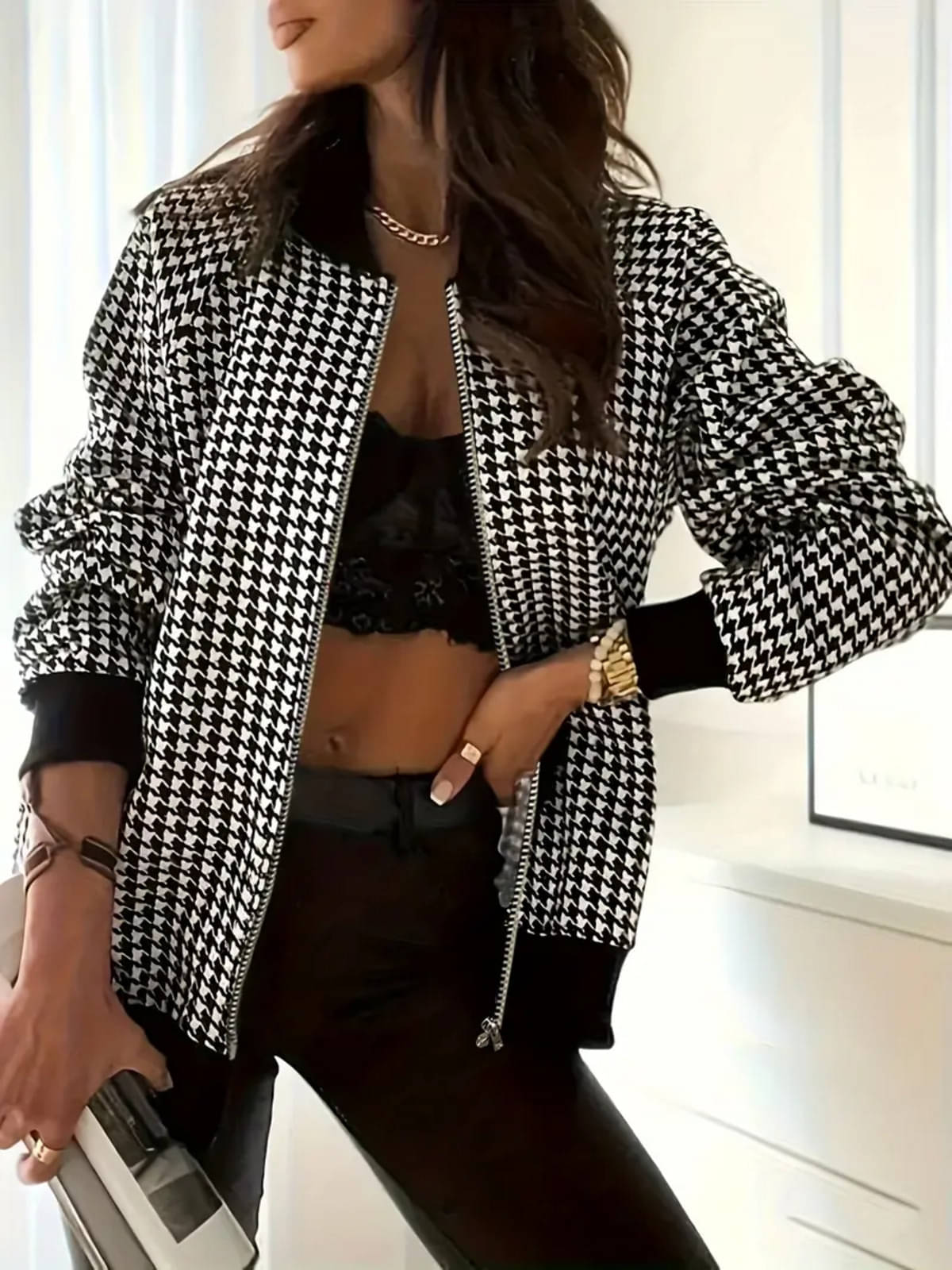     			PLUS PARADISE - Polyester Black Jackets