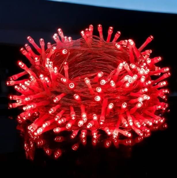     			SPARKWORLD Red 11 Mtr String Light ( Pack of 1 )