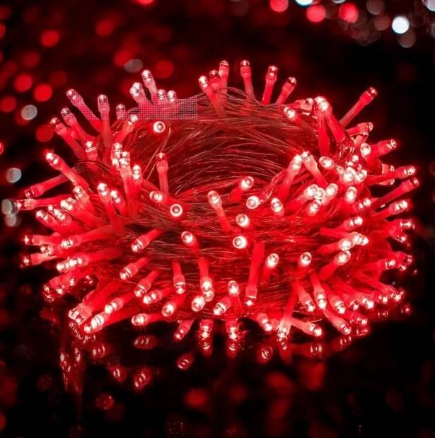     			SPARKWORLD Red 11 Mtr String Light ( Pack of 1 )