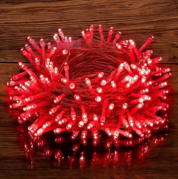     			SPARKWORLD Red 11 Mtr String Light ( Pack of 1 )