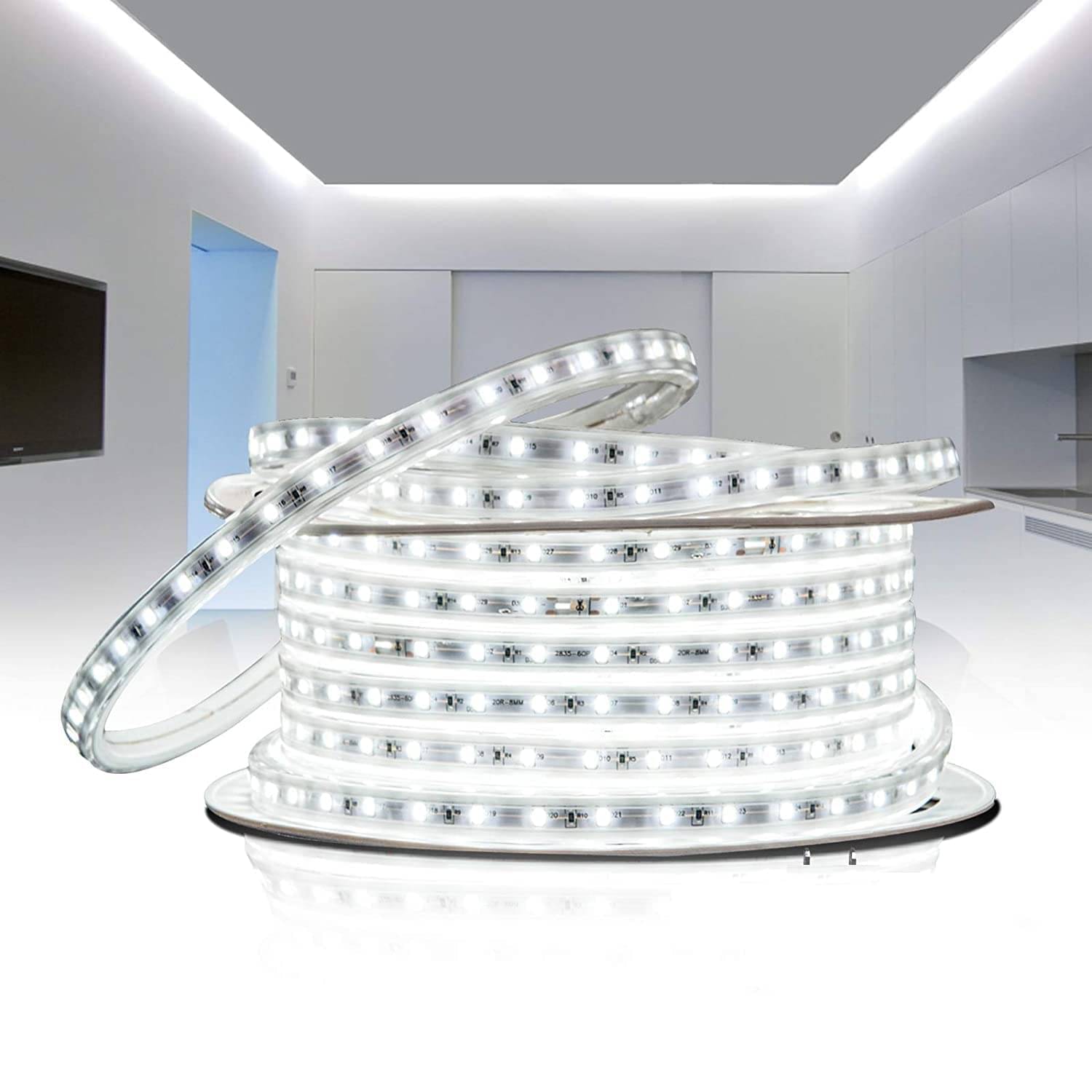     			SPARKWORLD White 10 Mtr LED Strip ( Pack of 1 )