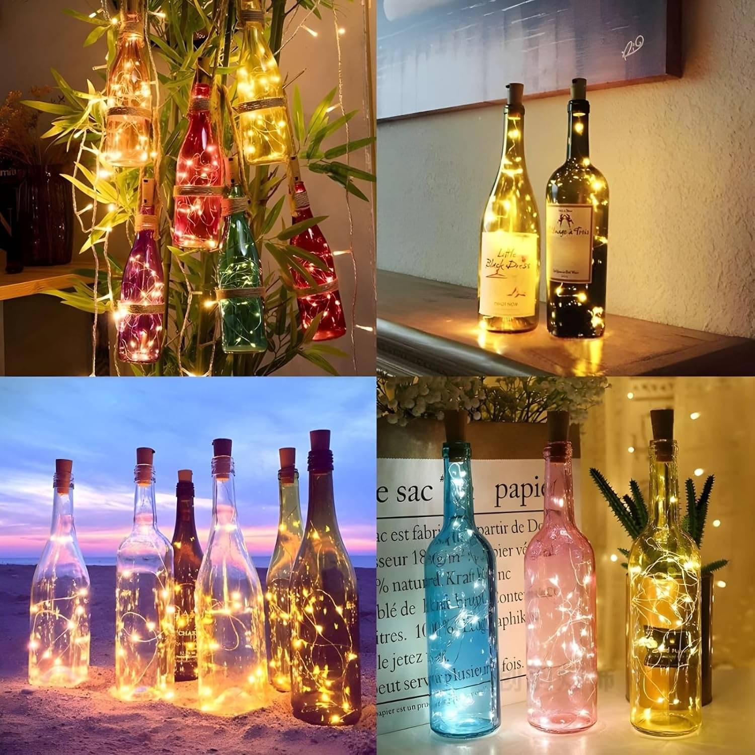     			SPARKWORLD Yellow 3M Cork light ( Pack of 8 )
