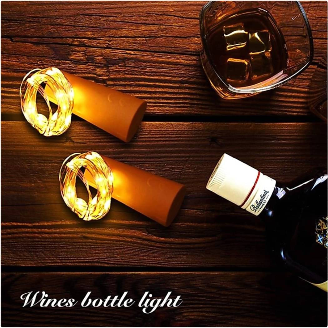     			SPARKWORLD Yellow 3M Cork light ( Pack of 2 )