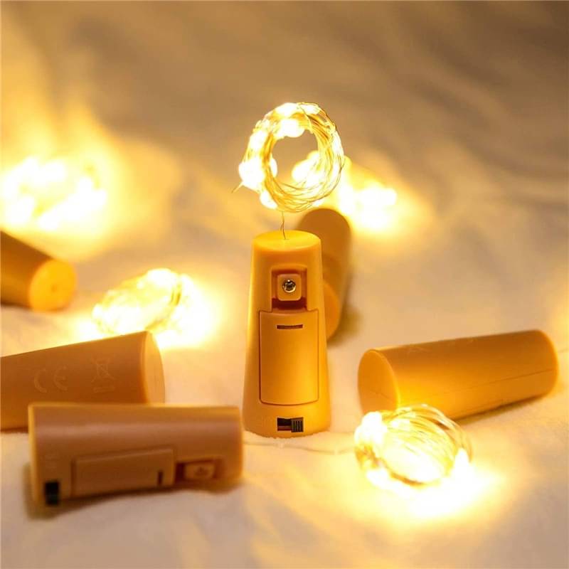     			SPARKWORLD Yellow 3M Cork light ( Pack of 2 )