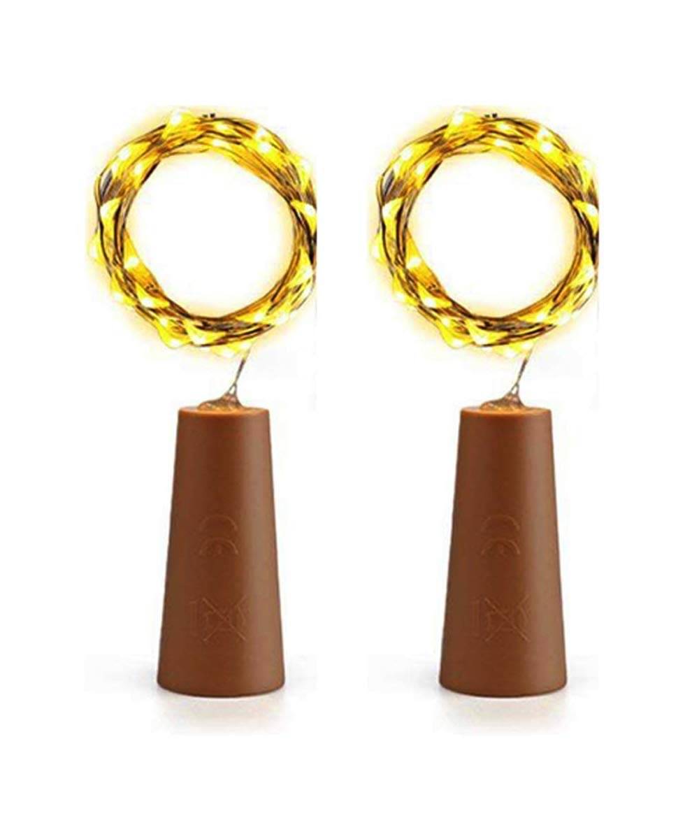     			SPARKWORLD Yellow 3M Cork light ( Pack of 2 )