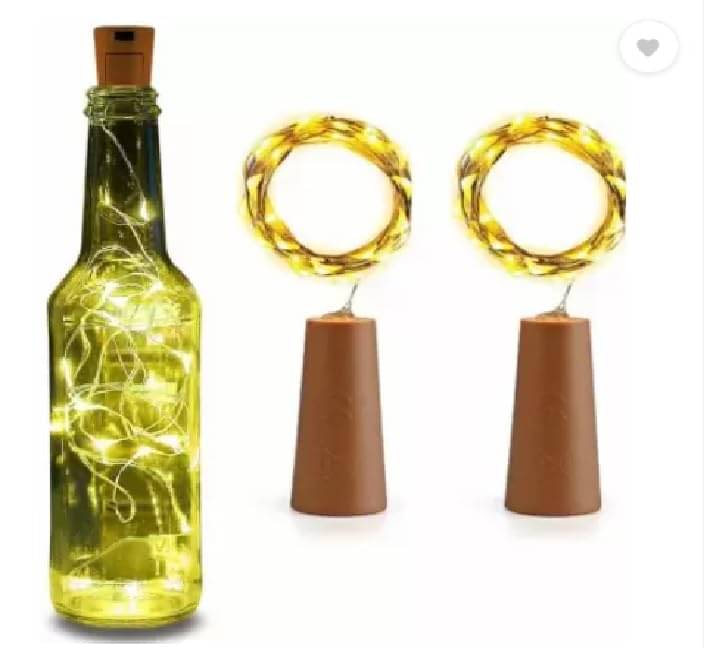     			SPARKWORLD Yellow 3M Cork light ( Pack of 2 )