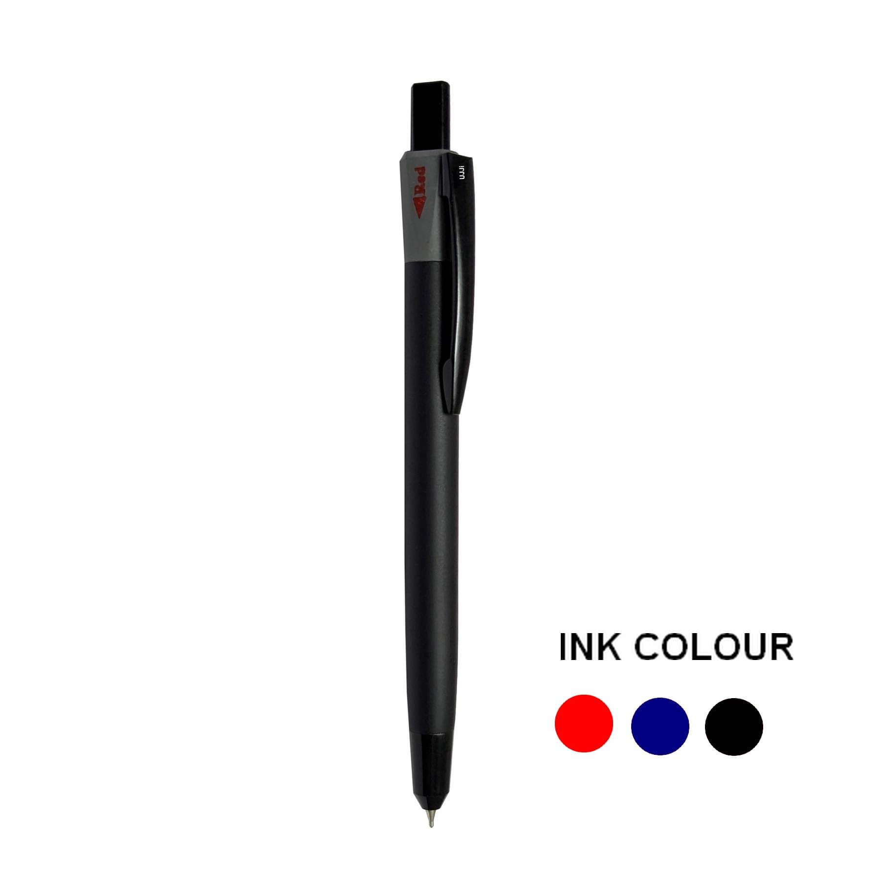     			UJJi 3 color ink Pen Blue, Black & Red Color Ink Metal Retractable Multi Function Pen