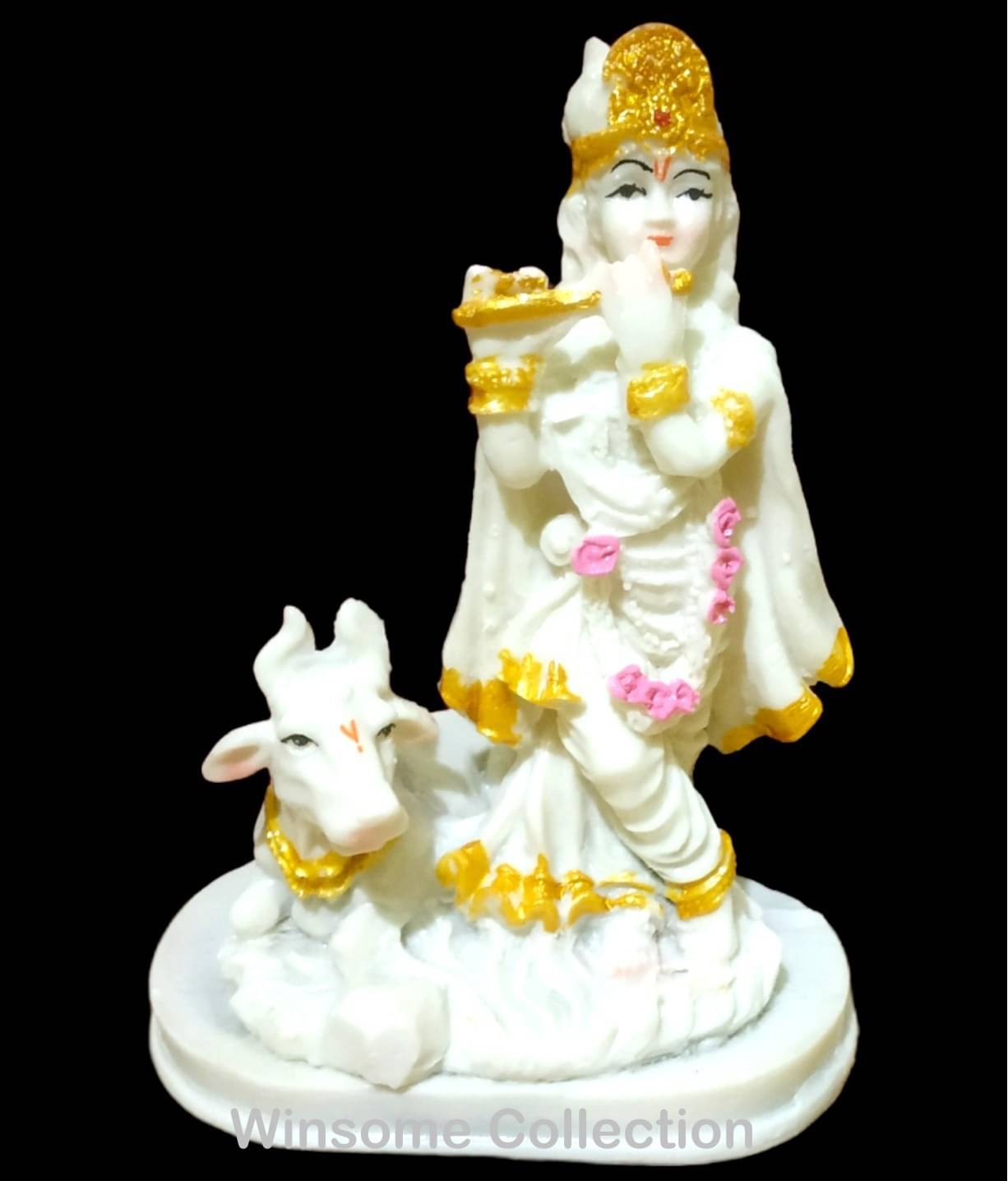 WINSOME COLLECTION Polyresin Lord Krishna Idol ( 17 cm ) WINSOME COLLECTION Polyresin Lord Krishna Idol ( 17 cm )