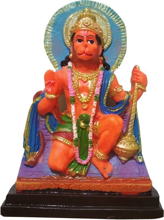     			WINSOME COLLECTION Marble Lord Hanuman Idol ( 13 cm )