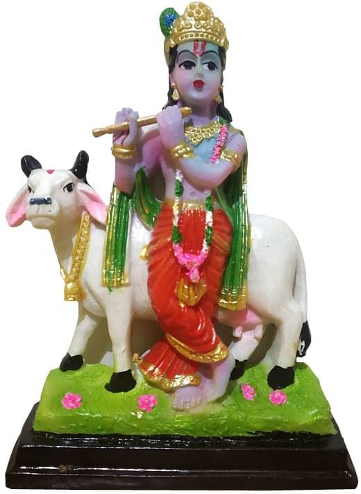 WINSOME COLLECTION Polyresin Lord Krishna Idol ( 3 cm ) WINSOME COLLECTION Polyresin Lord Krishna Idol ( 3 cm )