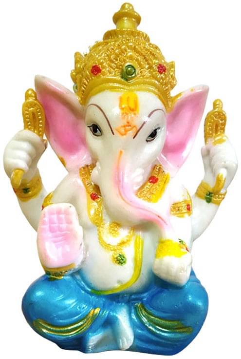     			WINSOME COLLECTION Plastic Lord Ganesha Idol ( 12 cm )