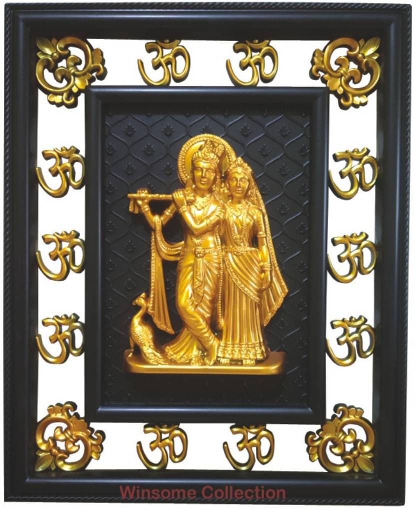     			WINSOME COLLECTION Plastic Radha Krishna Idol ( 26 cm )