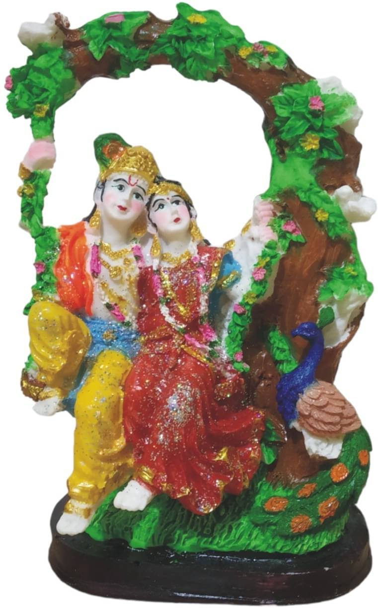 WINSOME COLLECTION Polyresin Radha Krishna Idol ( 20 cm ) WINSOME COLLECTION Polyresin Radha Krishna Idol ( 20 cm )
