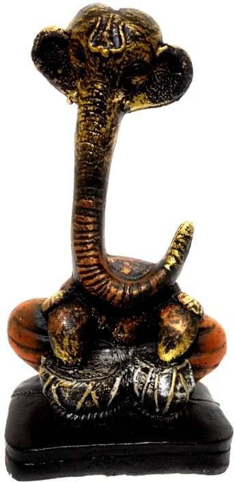 WINSOME COLLECTION Polyresin Lord Ganesha Idol ( 10 cm ) WINSOME COLLECTION Polyresin Lord Ganesha Idol ( 10 cm )