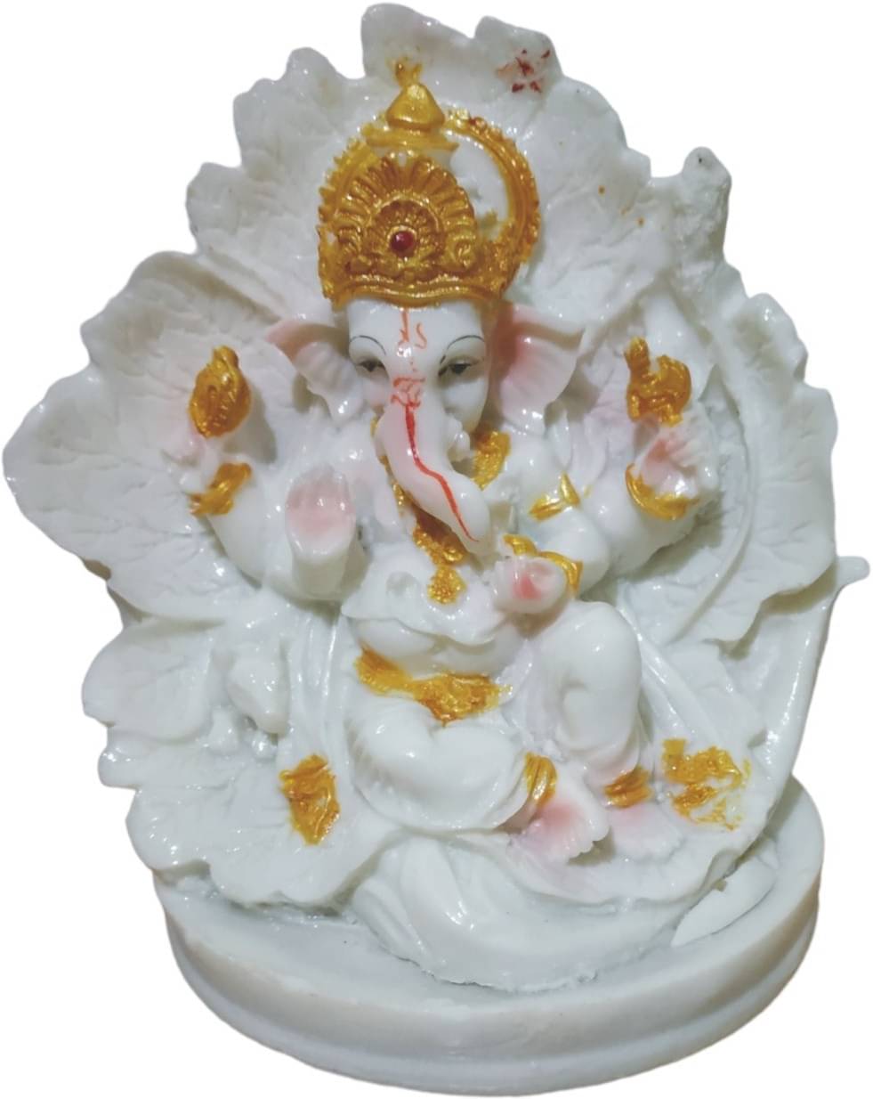 WINSOME COLLECTION Polyresin Lord Ganesha Idol ( 10 cm ) WINSOME COLLECTION Polyresin Lord Ganesha Idol ( 10 cm )