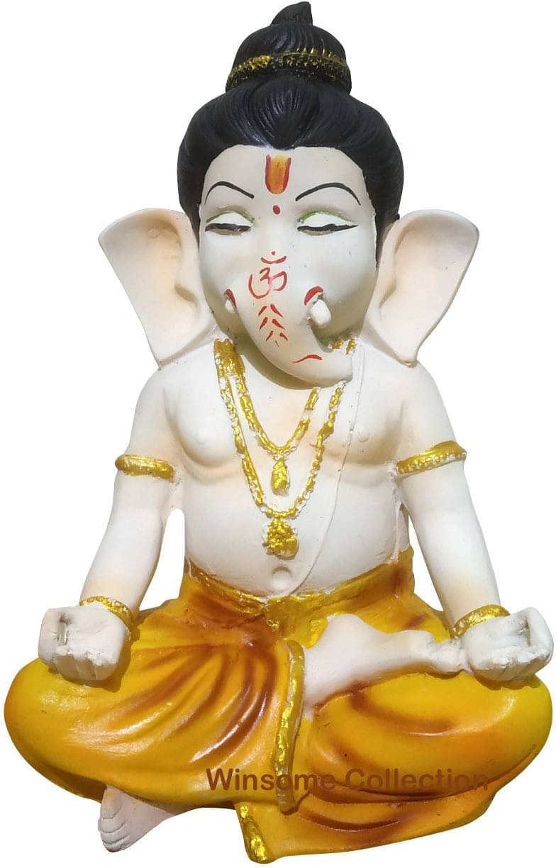 WINSOME COLLECTION Polyresin Lord Ganesha Idol ( 15 cm ) WINSOME COLLECTION Polyresin Lord Ganesha Idol ( 15 cm )