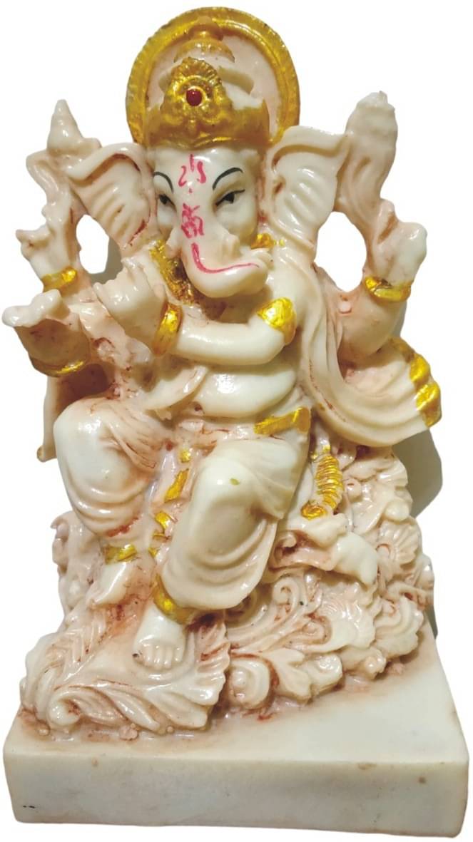 WINSOME COLLECTION Polyresin Lord Ganesha Idol ( 9 cm ) WINSOME COLLECTION Polyresin Lord Ganesha Idol ( 9 cm )