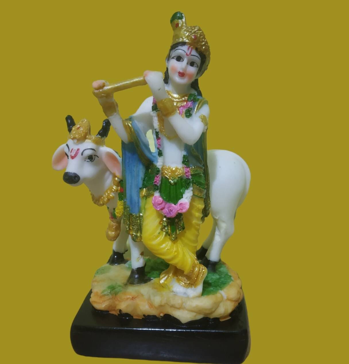 WINSOME COLLECTION Polyresin Lord Krishna Idol ( 19 cm ) WINSOME COLLECTION Polyresin Lord Krishna Idol ( 19 cm )