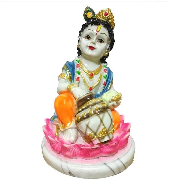 WINSOME COLLECTION Polyresin Lord Krishna Idol ( 17 cm ) WINSOME COLLECTION Polyresin Lord Krishna Idol ( 17 cm )