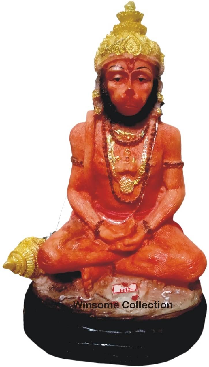 WINSOME COLLECTION Resin Lord Hanuman Idol ( 11 cm ) WINSOME COLLECTION Resin Lord Hanuman Idol ( 11 cm )