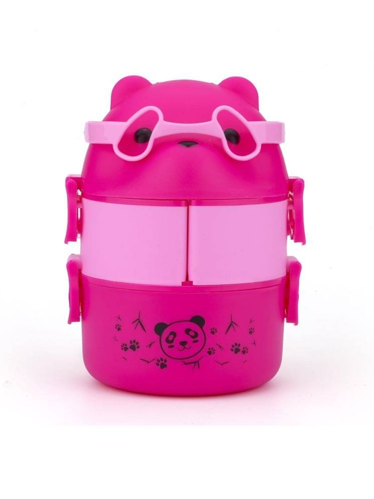     			iview kitchenware Panda Design School / Office Plastic Lunch Box 4 - Container ( Pack of 1 )