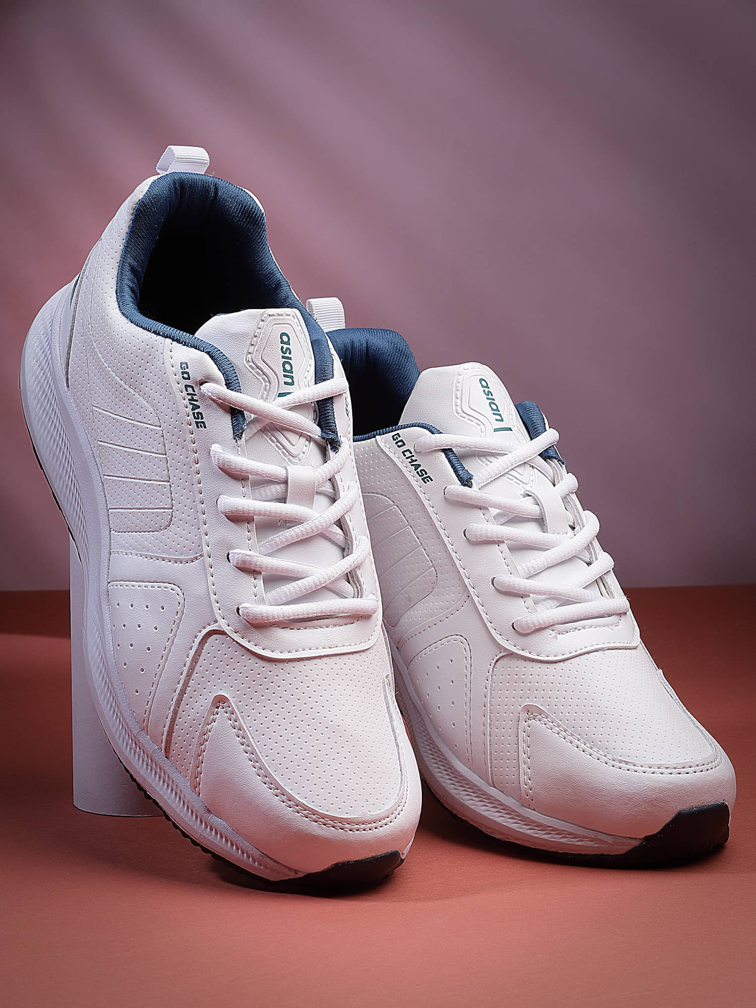 ASIAN BOSS-10 White Men's Sports Running Shoes ASIAN BOSS-10 White Men's Sports Running Shoes