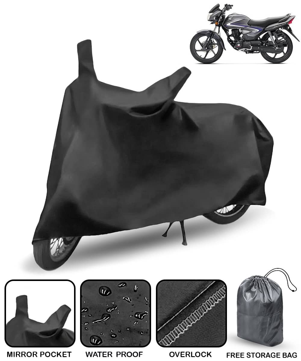 CARNEST Bike Body Cover for Honda CB 125 Shine SP ( Pack of 1 ) , Black