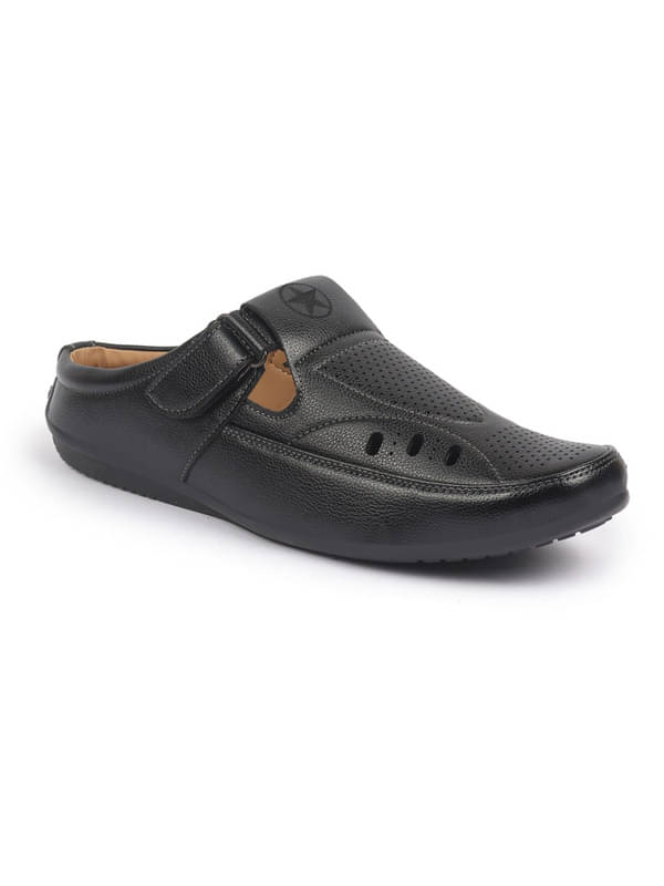     			Fausto - Black Men's Sandals