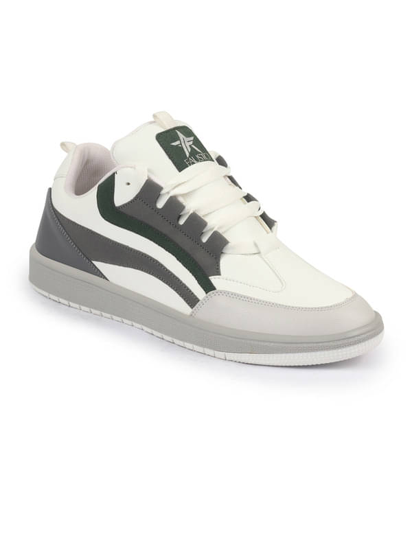     			Fausto Colorblocked Low Top Classic Lace-Up Sneaker Shoes Grey Men's Sneakers