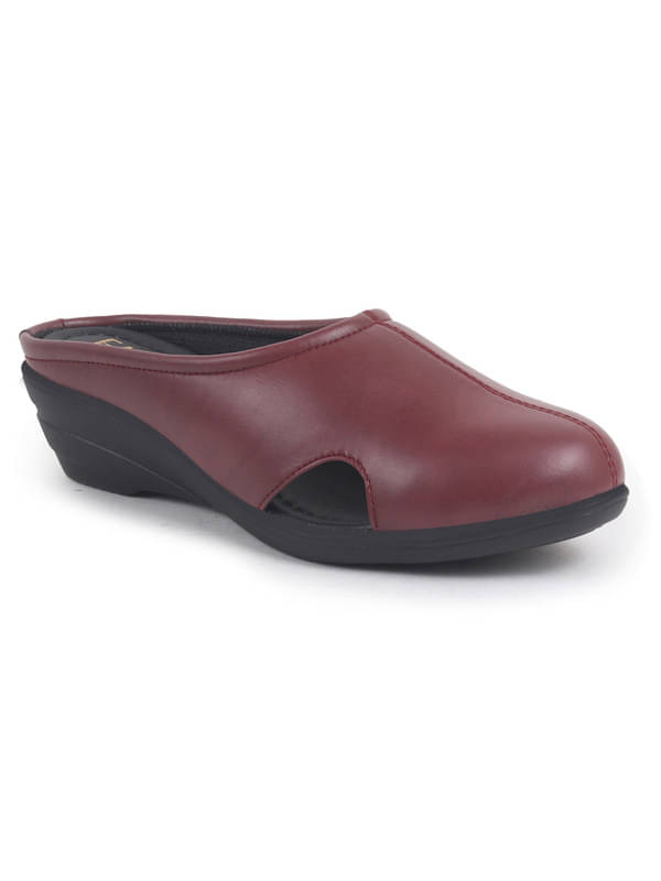     			Fausto Maroon Women's Formal Ballerinas
