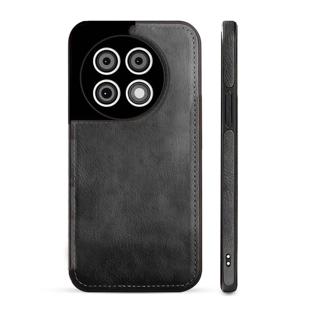 Gemesha Plain Cases Compatible For Leather Oneplus 11R ( ) Gemesha Plain Cases Compatible For Leather Oneplus 11R ( )