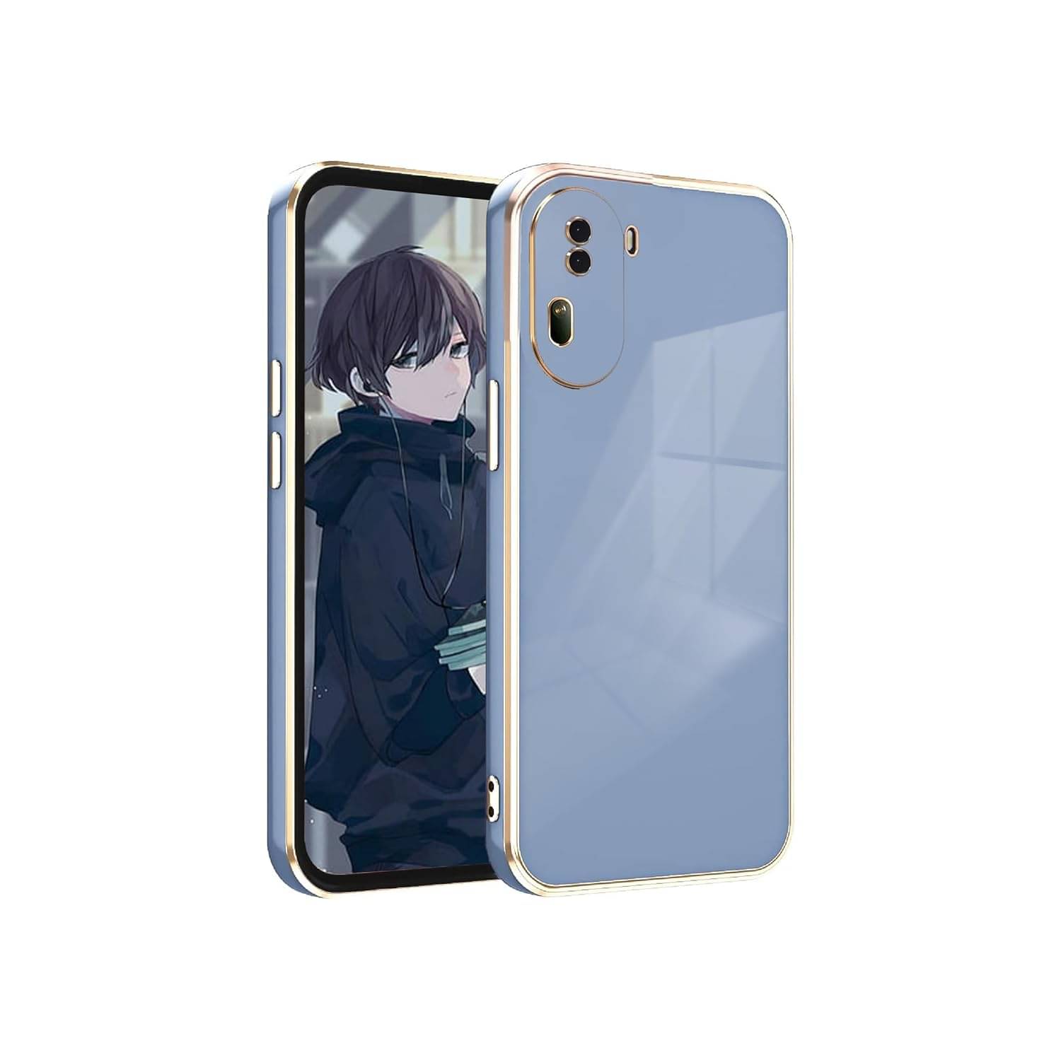 Gemesha Plain Cases Compatible For Silicon Oppo Reno 11 pro 5g ( ) Gemesha Plain Cases Compatible For Silicon Oppo Reno 11 pro 5g ( )