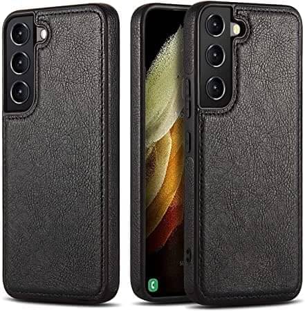     			Gemesha Plain Cases Compatible For Leather Samsung Galaxy S23 ( )