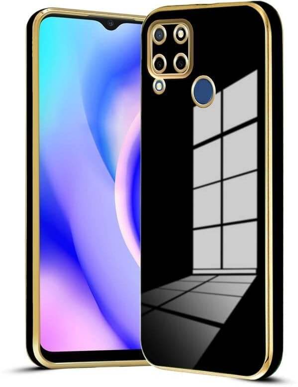     			Gemesha Plain Cases Compatible For Silicon Realme c15 ( )