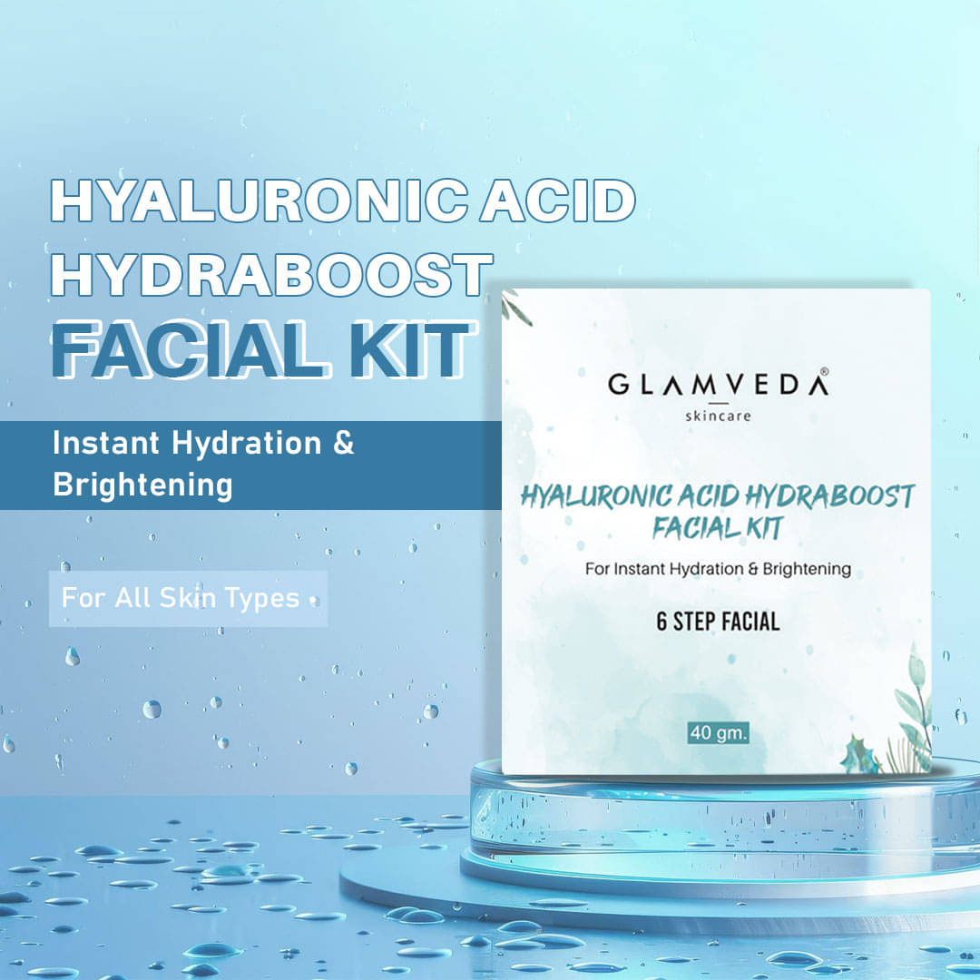     			Glamveda Hyaluronic Acid 1 Time Use Facial Kit For All Skin Type Aloe Vera 1 ( Pack of 1 )