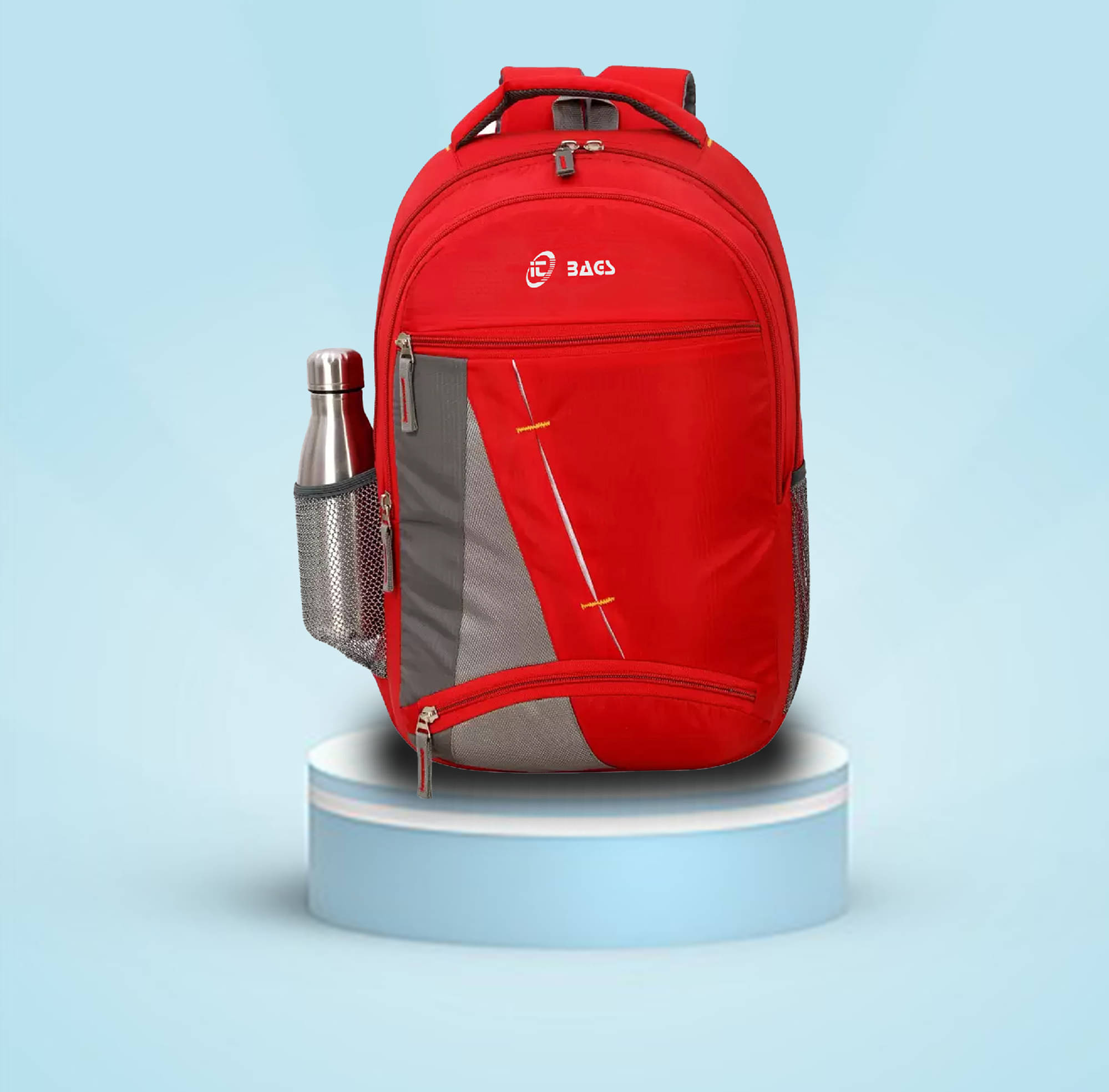     			IT BAGS Red Polyester Backpack ( 35 Ltrs )