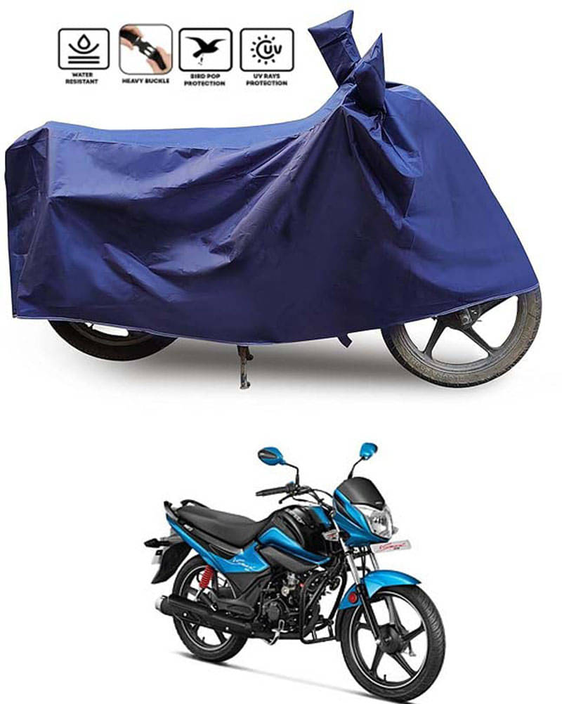JVG Bike Body Cover for Hero Splendor iSmart ( Pack of 1 ) , Blue JVG Bike Body Cover for Hero Splendor iSmart ( Pack of 1 ) , Blue