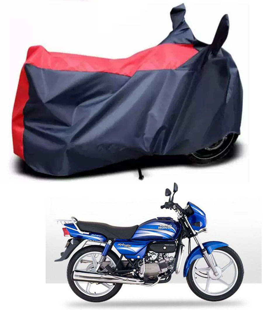 JVG Bike Body Cover for Hero Splendor Pro ( Pack of 1 ) , Red JVG Bike Body Cover for Hero Splendor Pro ( Pack of 1 ) , Red
