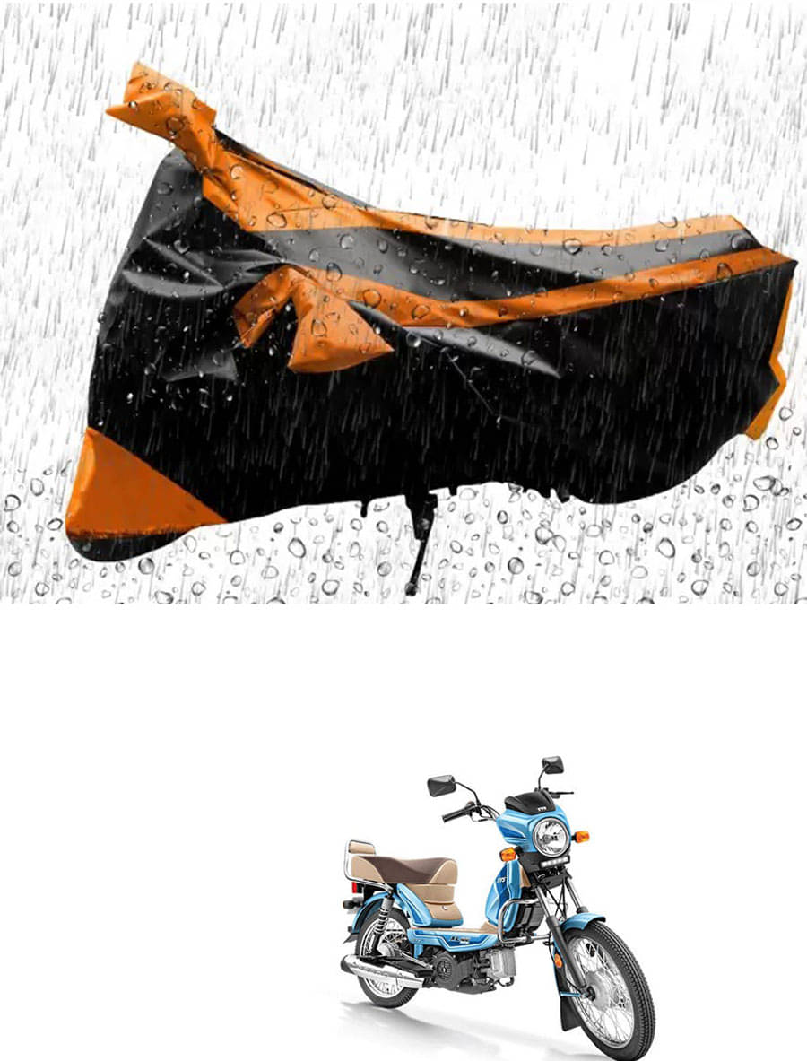 JVG Bike Body Cover for TVS XL 100 Comfort ( Pack of 1 ) , Orange     			JVG Bike Body Cover for TVS XL 100 Comfort ( Pack of 1 ) , Orange