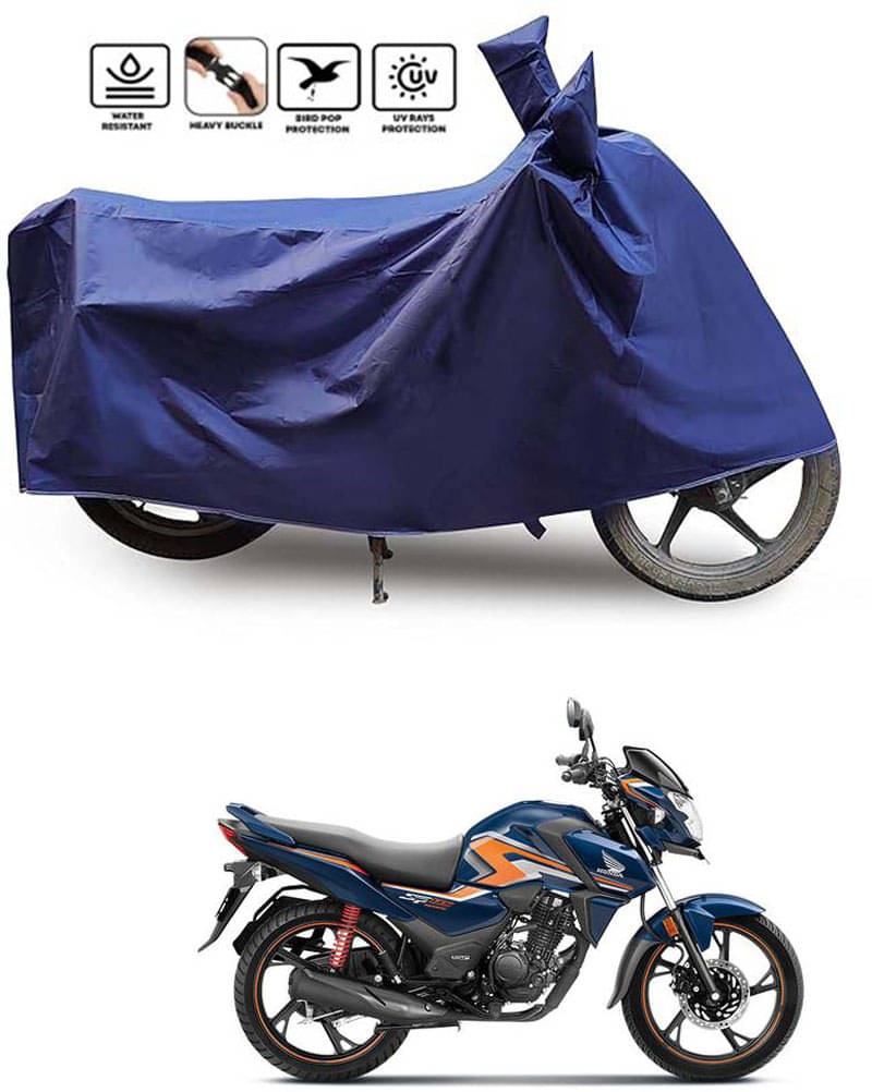JVG Bike Body Cover for Honda SS 125 ( Pack of 1 ) , Blue JVG Bike Body Cover for Honda SS 125 ( Pack of 1 ) , Blue