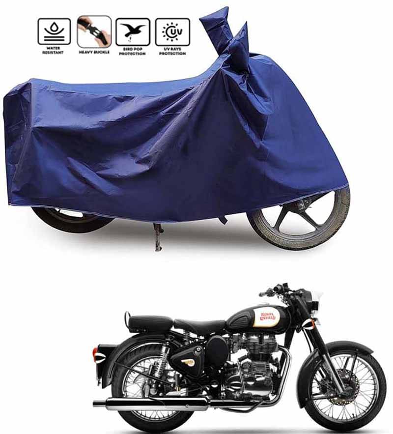 JVG Bike Body Cover for Royal Enfield Classic 350 ( Pack of 1 ) , Blue JVG Bike Body Cover for Royal Enfield Classic 350 ( Pack of 1 ) , Blue